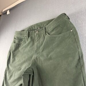 Lululemon Pants Men's 36x27 Green Cropped Utilitech Canvas ABC Relaxed Fit